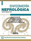 Imagen de portada de la revista Enfermería Nefrológica