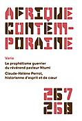 Imagen de portada de la revista Afrique contemporaine