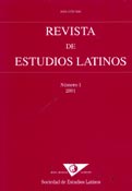 Imagen de portada de la revista Revista de estudios latinos