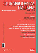Imagen de portada de la revista Giurisprudenza Italiana