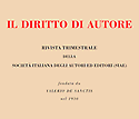 Imagen de portada de la revista Il Diritto di autore