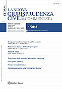 Imagen de portada de la revista La Nuova giurisprudenza civile commentata