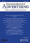 Imagen de portada de la revista International Journal of Advertising