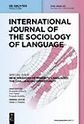 Imagen de portada de la revista International journal of the sociology of language