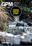 Imagen de portada de la revista Greenpeace Magazine