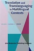 Imagen de portada de la revista Translation and translanguaging in multilingual contexts