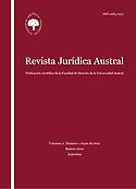 Imagen de portada de la revista Revista Jurídica Austral