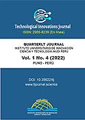 Imagen de portada de la revista Technological Innovations Journal