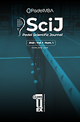 Imagen de portada de la revista Padel Scientific Journal