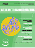 Imagen de portada de la revista Acta médica colombiana