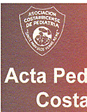 Imagen de portada de la revista Acta Pediátrica Costarricense