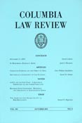 Imagen de portada de la revista Columbia law review