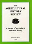 Imagen de portada de la revista Agricultural history review