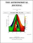 Imagen de portada de la revista Astronomical journal