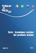 Imagen de portada de la revista Espaces et sociétés