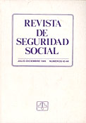 Imagen de portada de la revista Revista de Seguridad Social