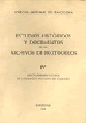 Imagen de portada de la revista Estudios históricos y documentos de los archivos de protocolos