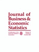 Imagen de portada de la revista Journal of business & economic statistics