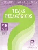 Imagen de portada de la revista Temas pedagógicos