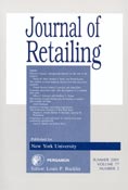 Imagen de portada de la revista Journal of retailing
