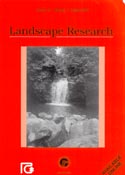 Imagen de portada de la revista Landscape research & Landscape research extra