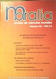 Imagen de portada de la revista Moralia