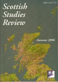 Imagen de portada de la revista Scottish studies review