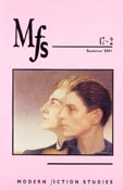 Imagen de portada de la revista Modern fiction studies