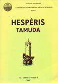 Imagen de portada de la revista Hesperis Tamuda