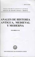 Imagen de portada de la revista Anales de historia antigua y medieval